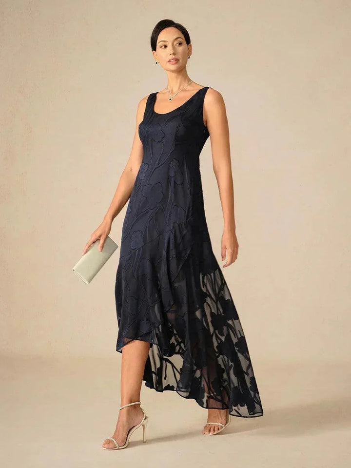 Floral Chiffon Dress With Jacket