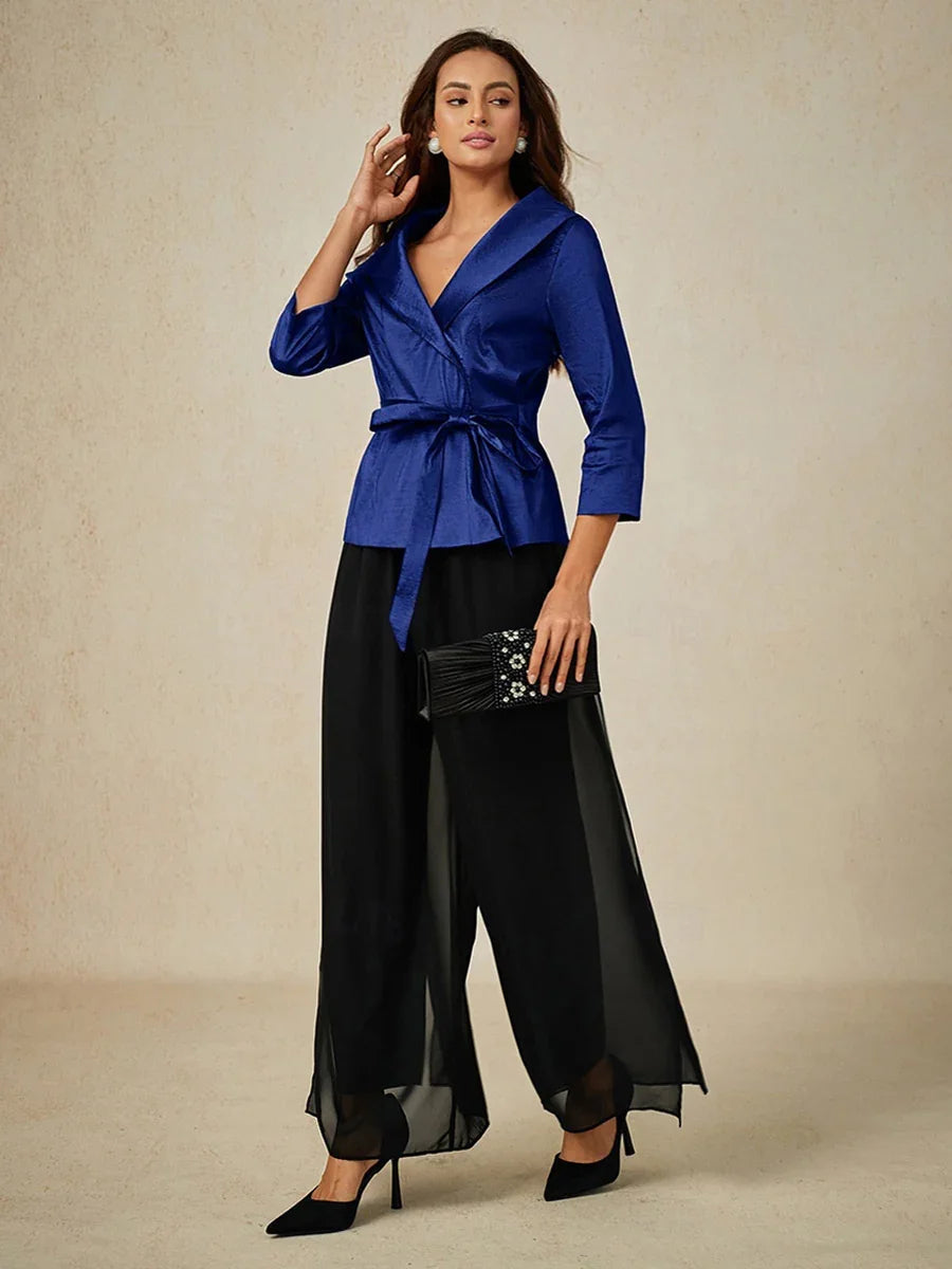 Elegant Dressy 2 Piece Pant Suits