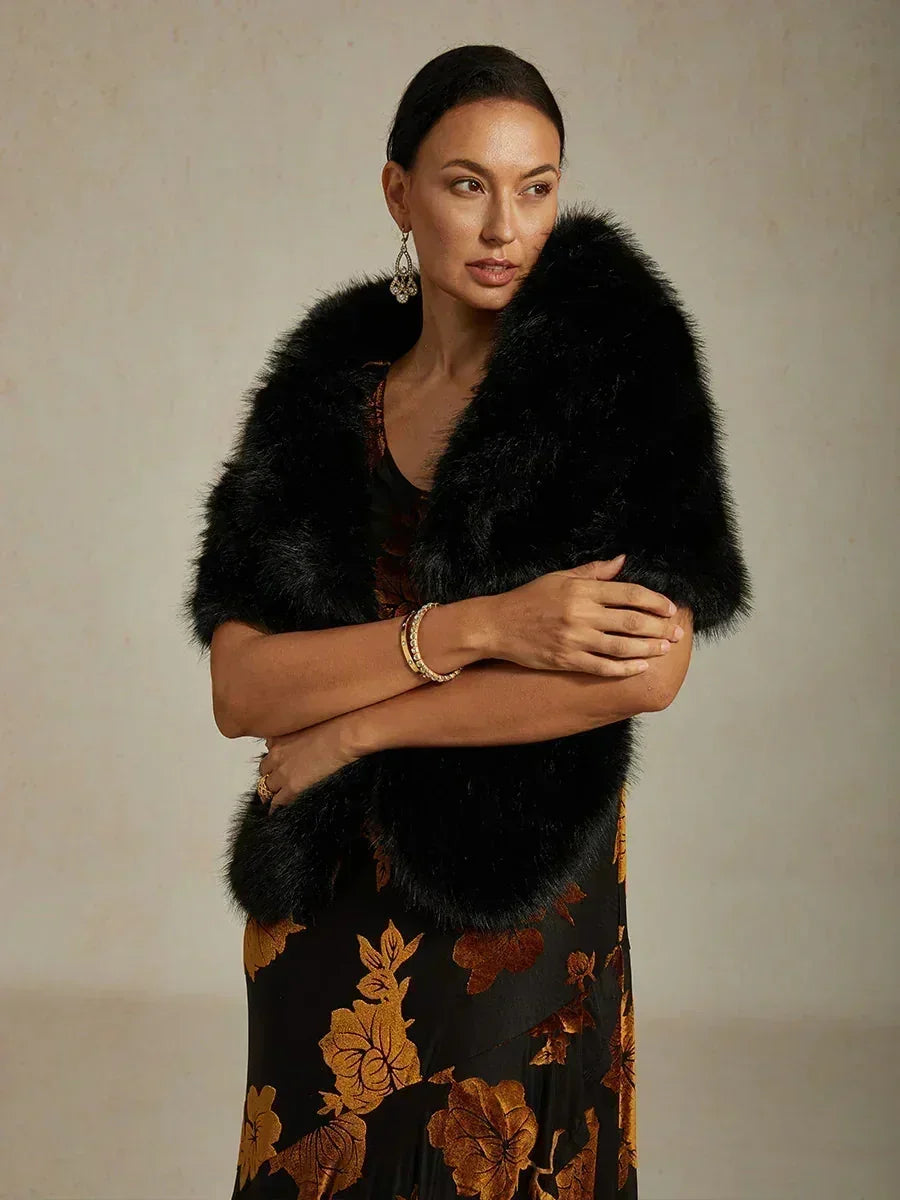 Floral Evening Gown with Asymmetrical Hem